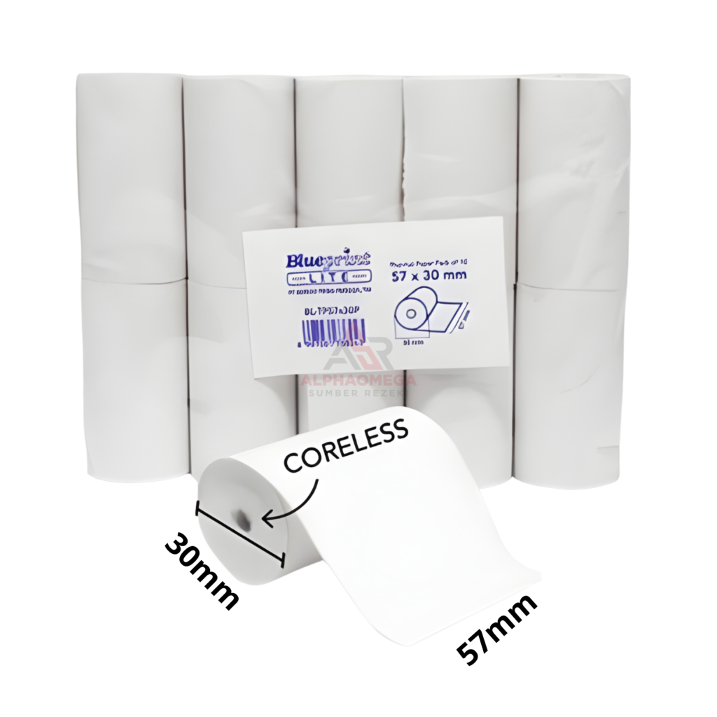 BLUEPRINT Lite Thermal Paper Roll 57x30 Kertas Struk Thermal Printer Kasir POS