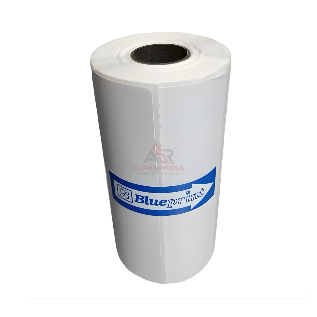 BLUEPRINT Label Barcode Direct Thermal Sticker 78x100x1 40mm