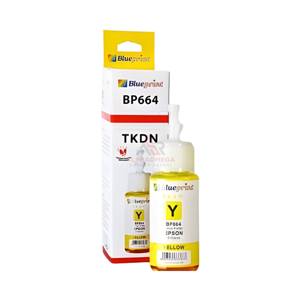BLUEPRINT Tinta Epson BP664 Yellow Dye Ink 70ml Original Printer Epson