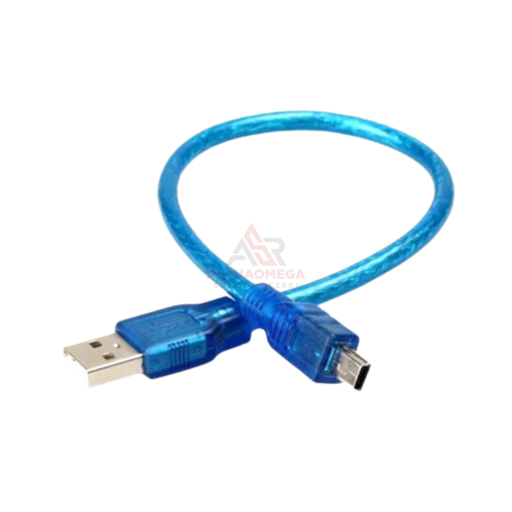 PROFFTECH CABLE USB 5 PIN 30CM Micro USB Data Cable Charger Kabel USB Pendek untuk Smartphone Kamera Power Bank