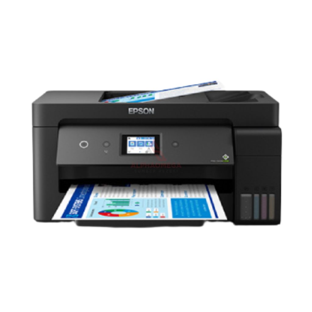 Epson L14150 A3+ All In One Color Eco Tank Printer Precisioncore Duplex Adf Fax Wifi Ethernet Black