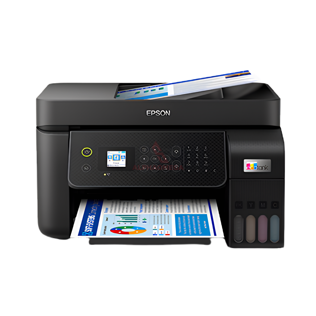 Epson L5290 All In One Color Eco Tank Printer Adf Fax Wifi Ethernet Black