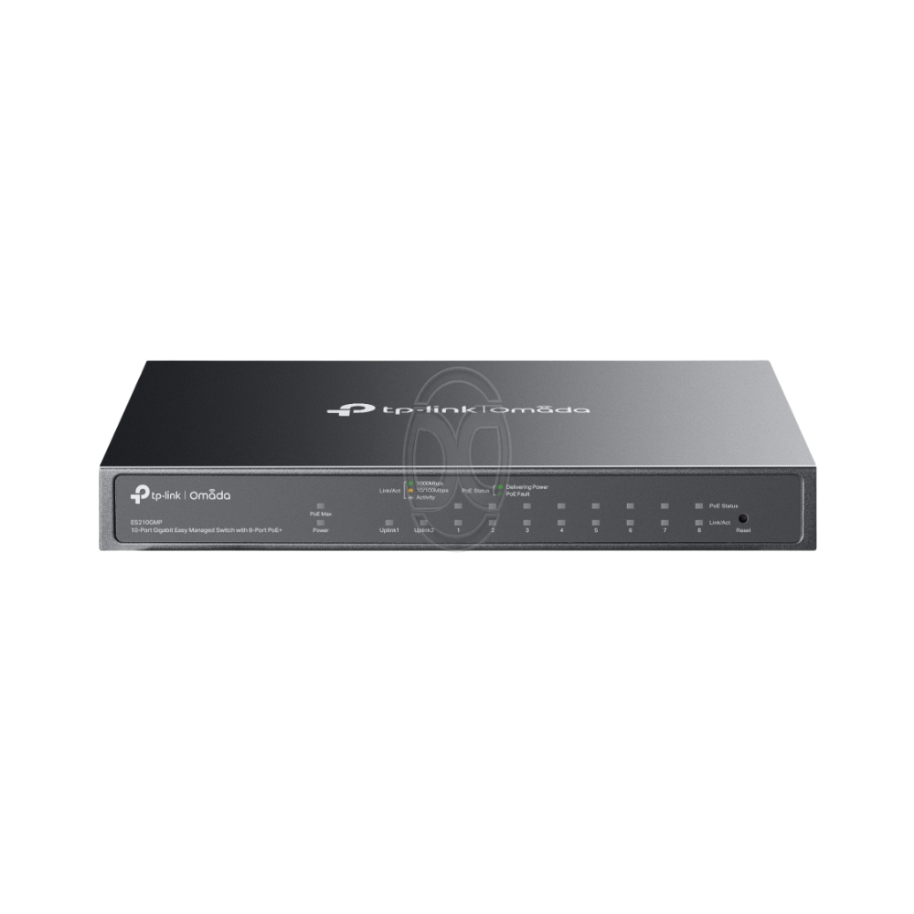 TP-LINK ES210GMP OMADA 10-PORT GIGABIT EASY MANAGED SWITCH WITH 8-PORT PoE+