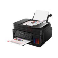 Canon PIXMA G7070 Wireless All-in-One Ink Tank Duplex Printer (Print, Scan, Copy, Fax, ADF, LAN, F4)