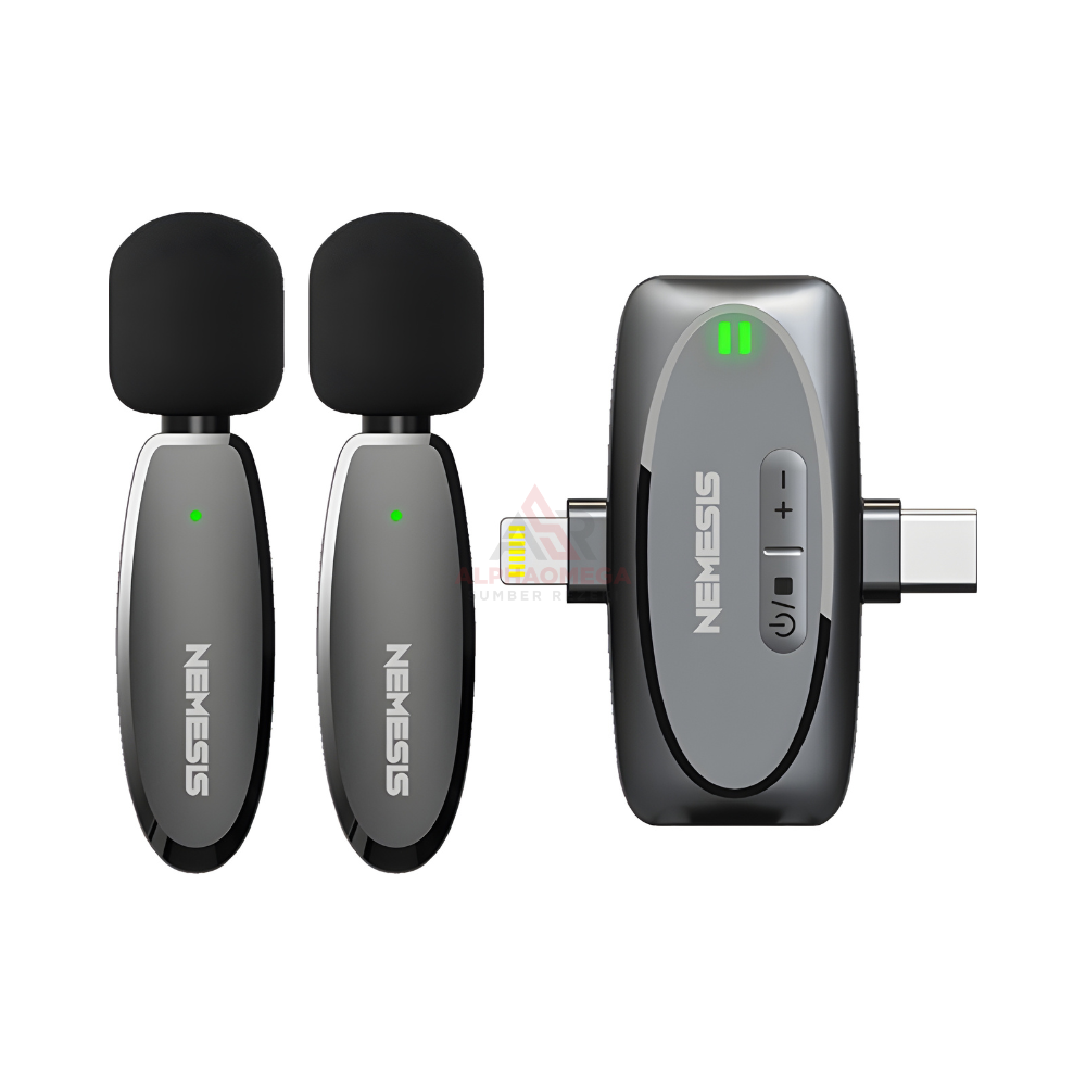 NYK Nemesis MCW-05 Wireless Mic Clip On 3 in 1