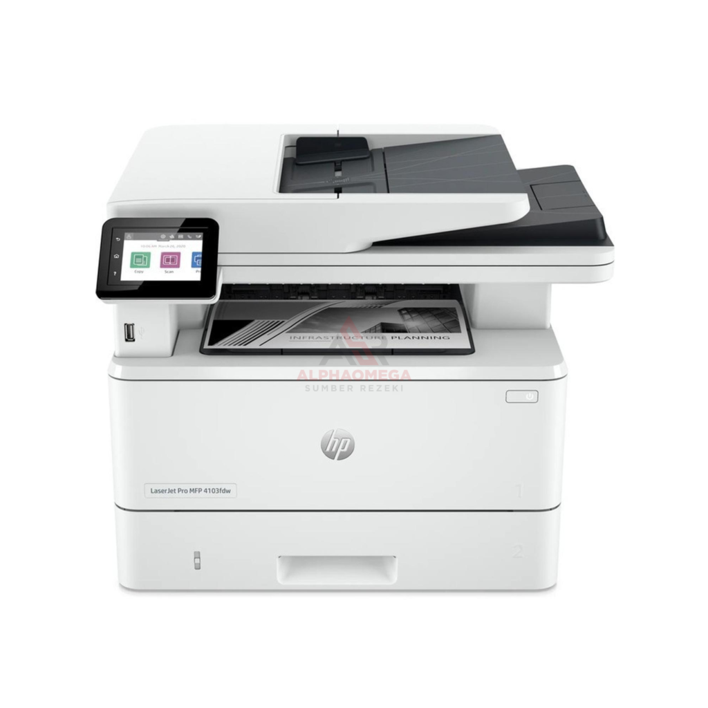 HP LaserJet Pro MFP 4103fdn Printer Mono Duplex LAN Scan Copy Fax Toner 151A