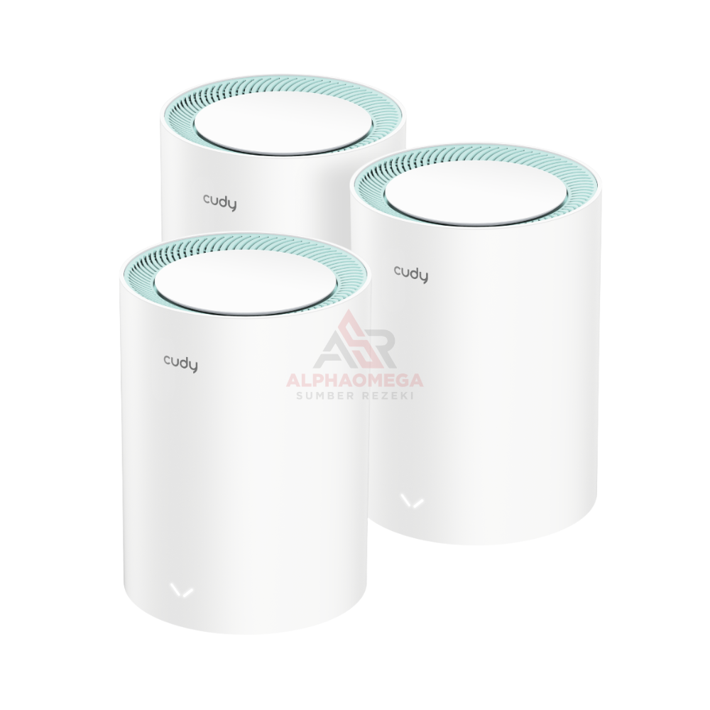CUDY AC1200 Gigabit Whole Home Wi-Fi Mesh System M1300 3Pack Dual Band Router Mesh Seamless Roaming