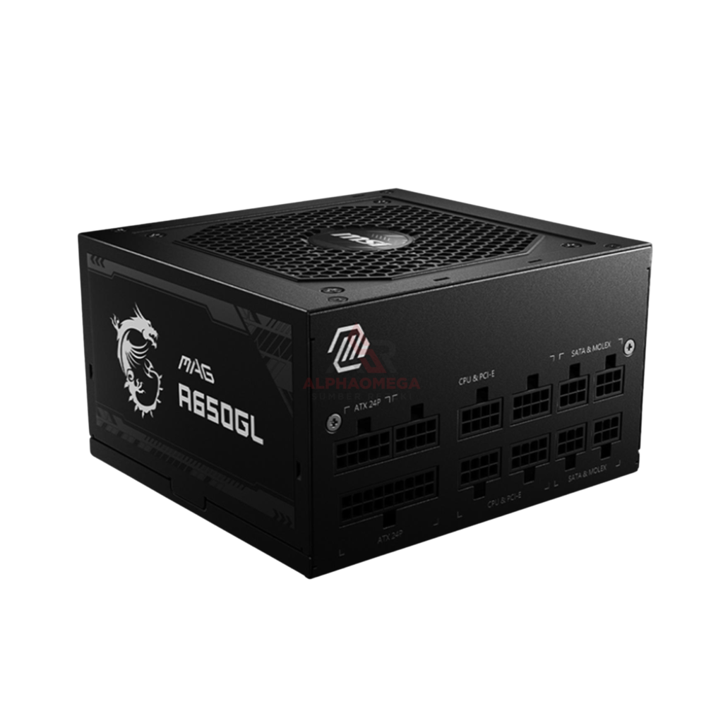 MSI MAG A650GL 650W 80 Plus Gold Full Modular PSU Power Supply