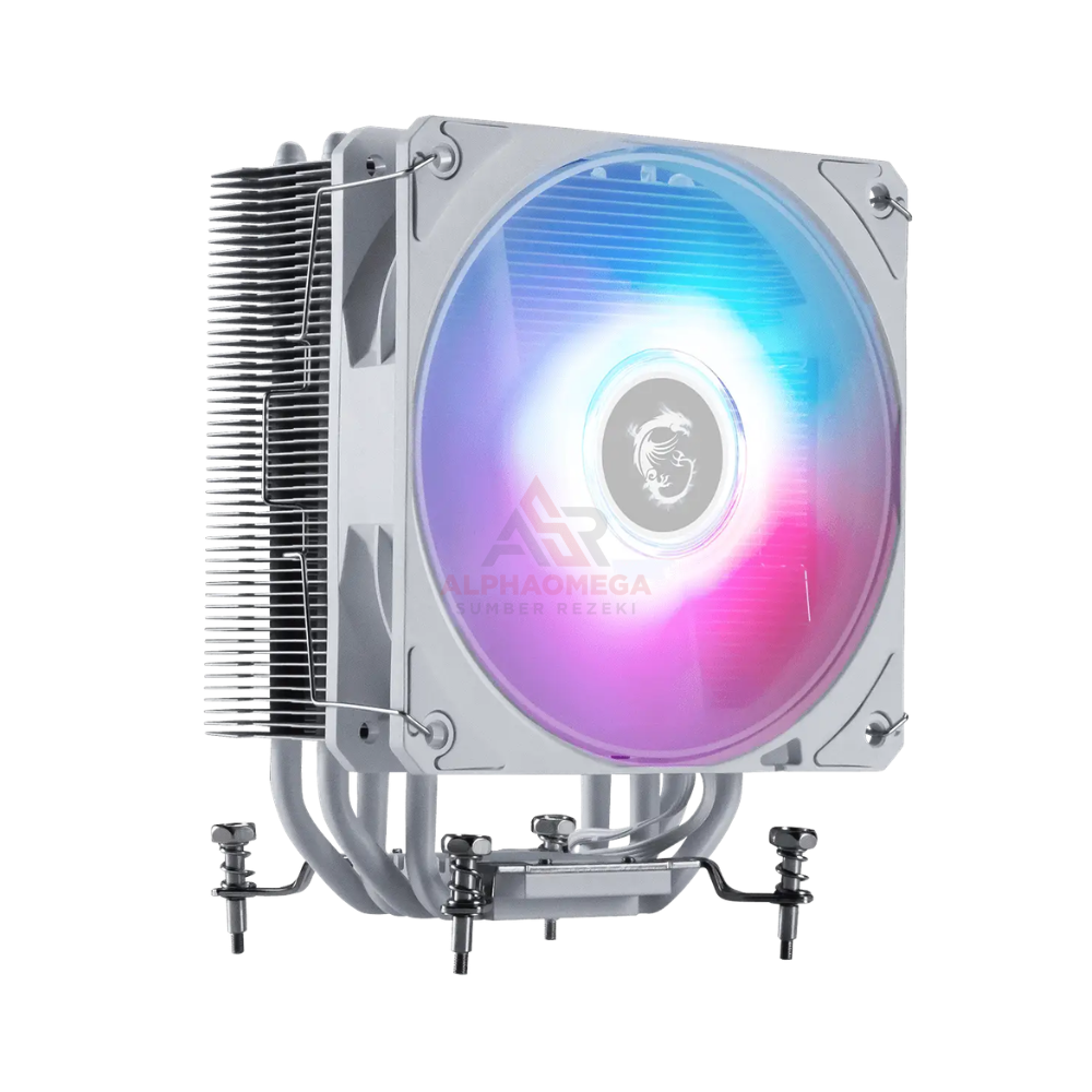 MSI MAG COREFROZR AA13 WHITE Air CPU Cooler ARGB Tower Cooler LGA1700 AM5 BARANG ORI GARANSI RESMI