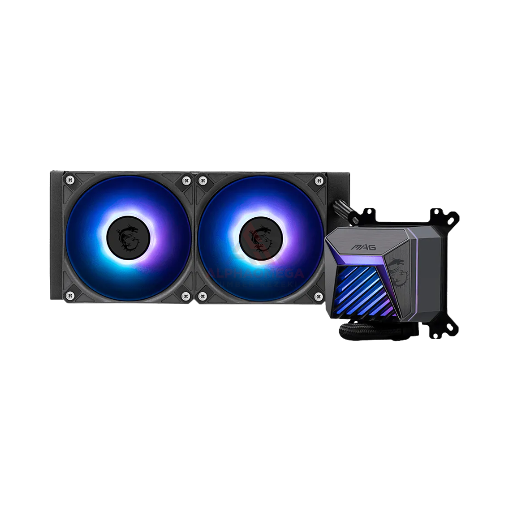 MSI MAG CORELIQUID A15 240 ARGB Liquid CPU Cooler 240mm AIO LGA1700 AM5 BARANG ORI GARANSI RESMI