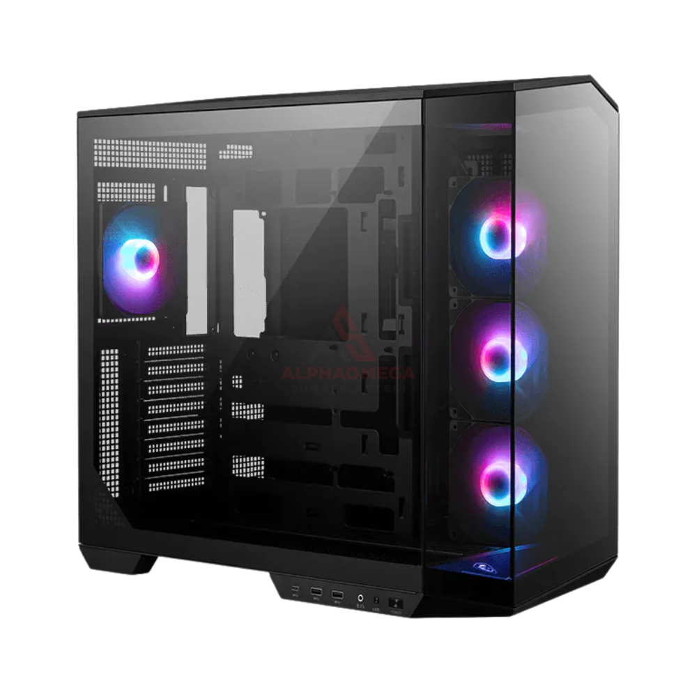 MSI MAG PANO 100R PZ Mid Tower Gaming Case Panoramic Tempered Glass ARGB ATX Gaming Case GARANSI RESMI INDONESIA