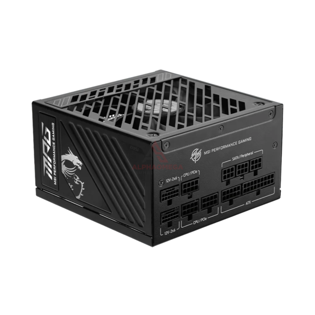 MSI MPG A1000GS PCIE5 1000W 80+ Gold ATX 3.1 Fully Modular Power Supply PSU - Garansi Resmi Original