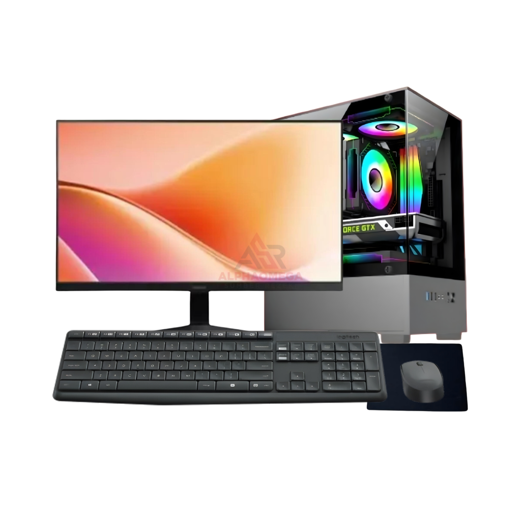 PC Gaming Intel Core i5-12400F RAM 32GB SSD 512GB NVMe Monitor 24"