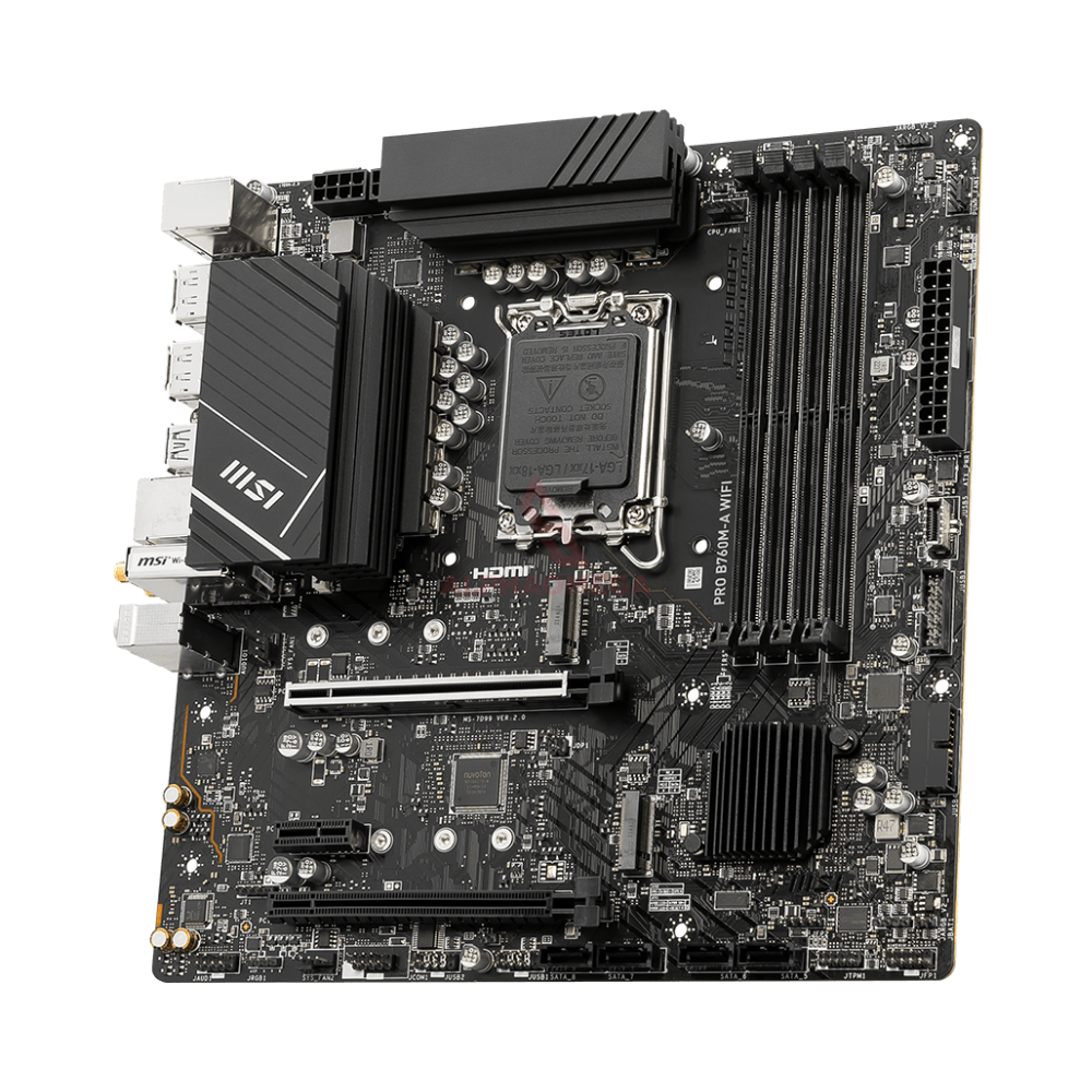 MSI PRO B760M-A WIFI DDR5 mATX Motherboard Intel