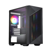MSI PRO FORGE M050A Micro ATX Mini Tower Case Office Gaming Tempered Glass Compact Case GARANSI RESMI INDONESIA