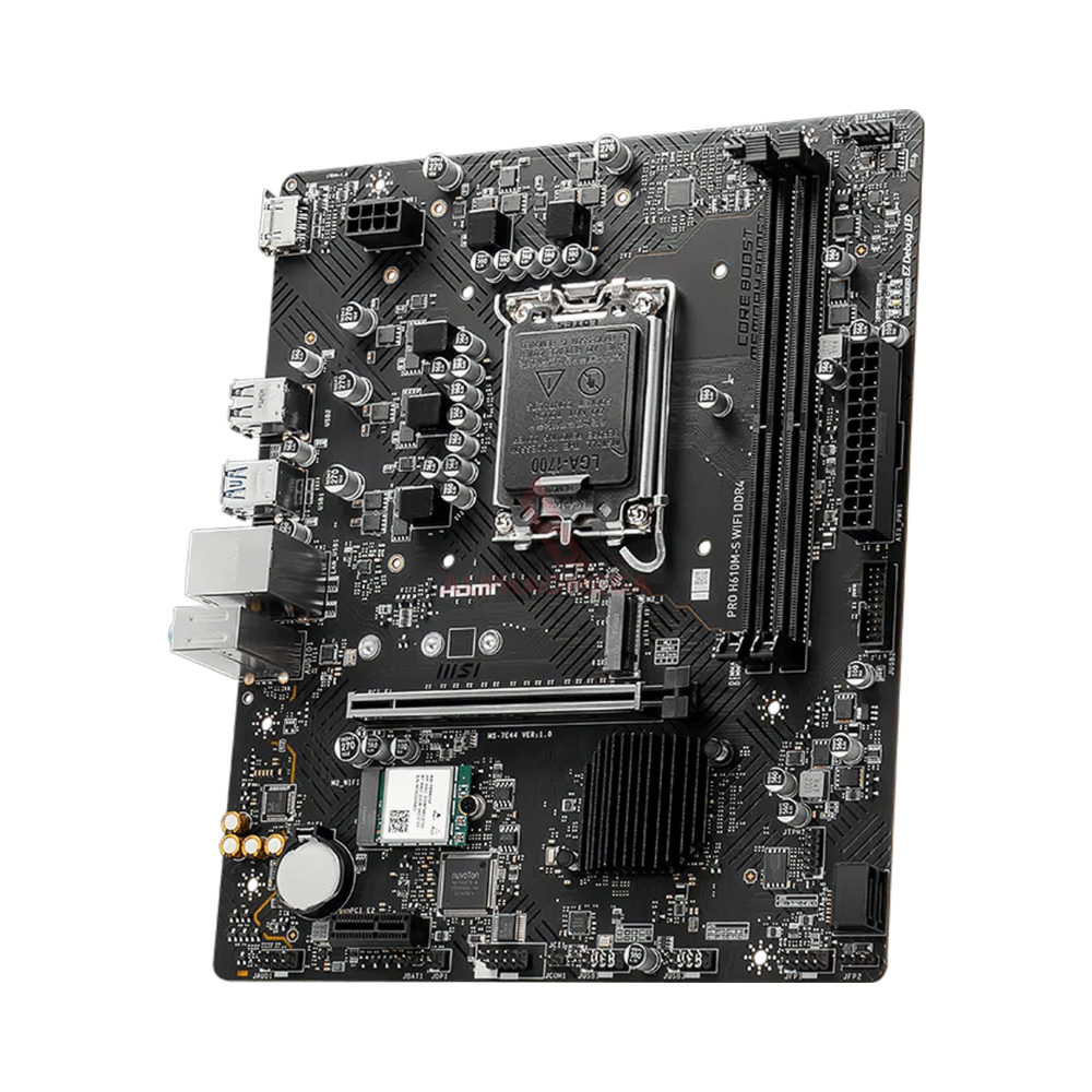 MSI PRO H610M-S WIFI DDR4 mATX Motherboard Intel