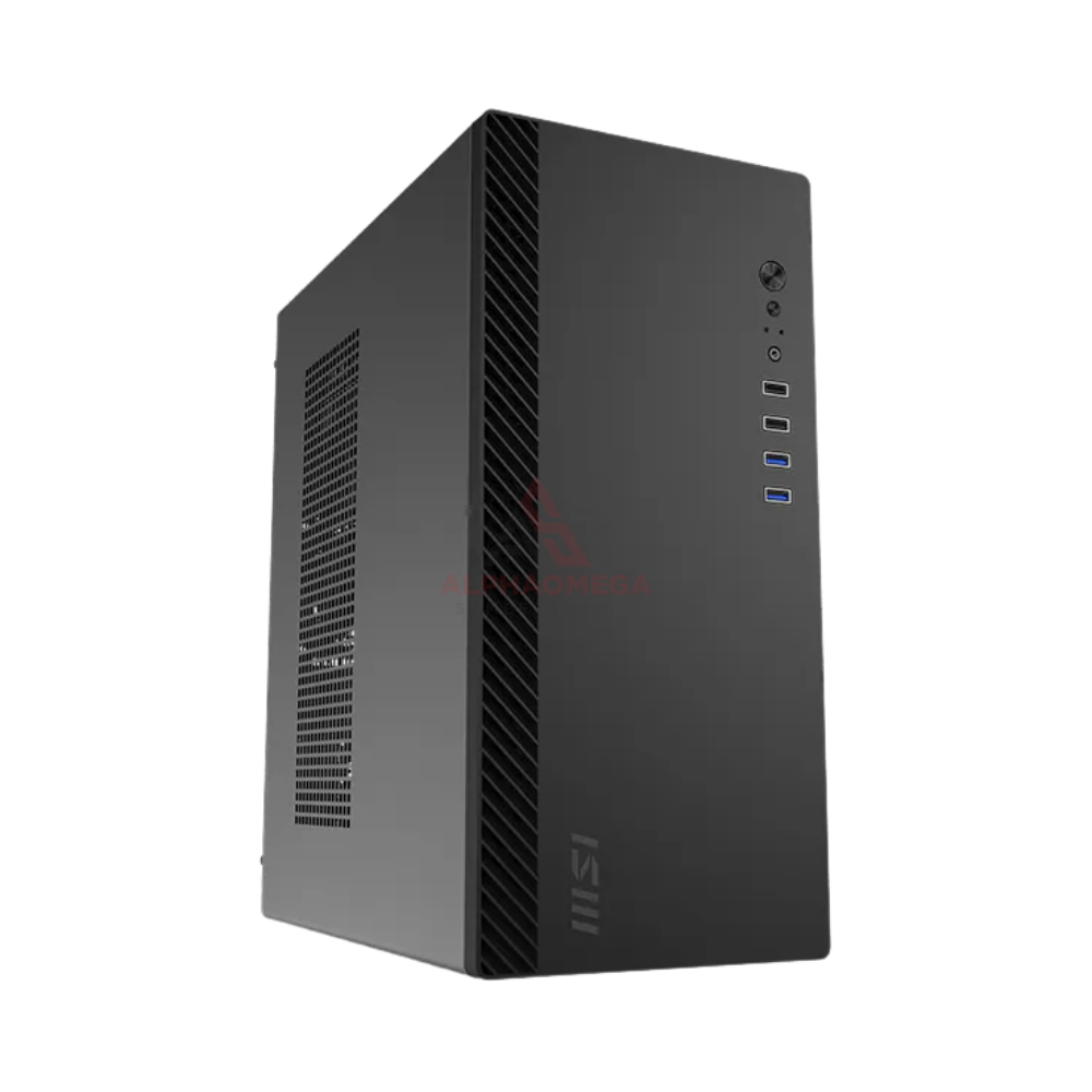 MSI PRO SHIELD M100P Micro ATX Mini Tower Case Tempered Glass Office Gaming Case GARANSI RESMI INDONESIA