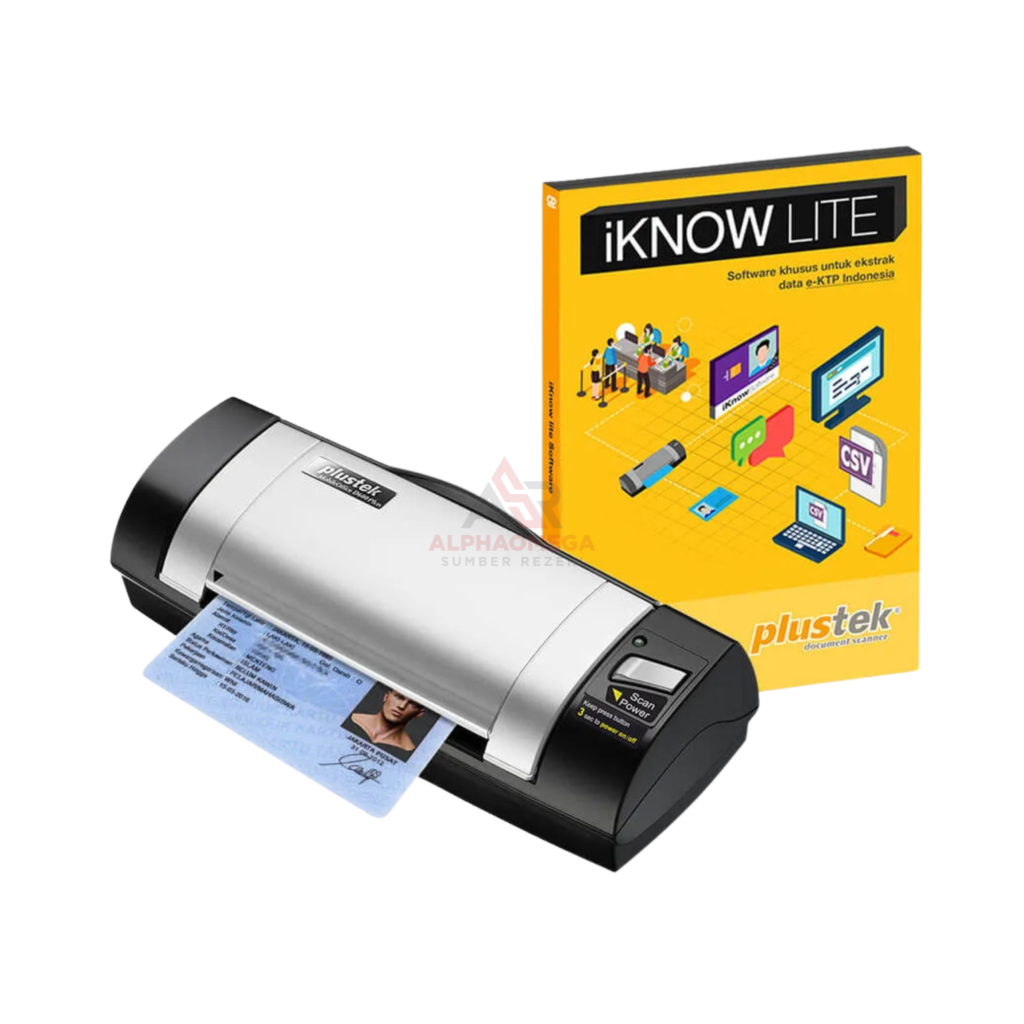 Plustek MobileOffice D600 Plus + iKnow Lite Data Extraction Bundle