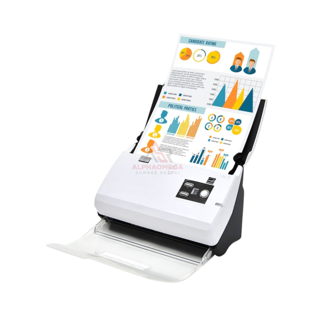 Plustek SmartOffice PS30D Duplex Document Scanner