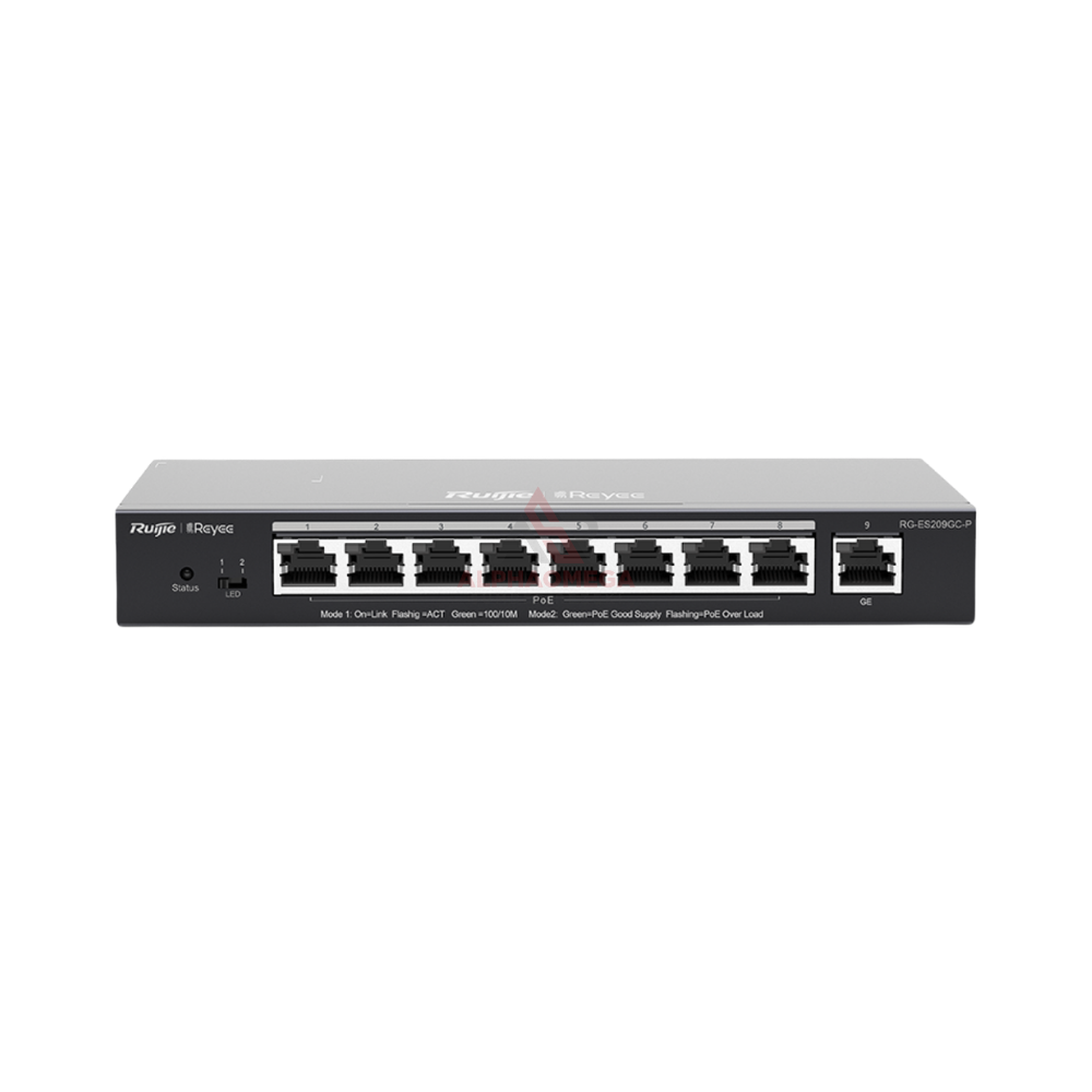 Ruijie Reyee RG-ES209GC-P 9 Port Gigabit Smart PoE Switch