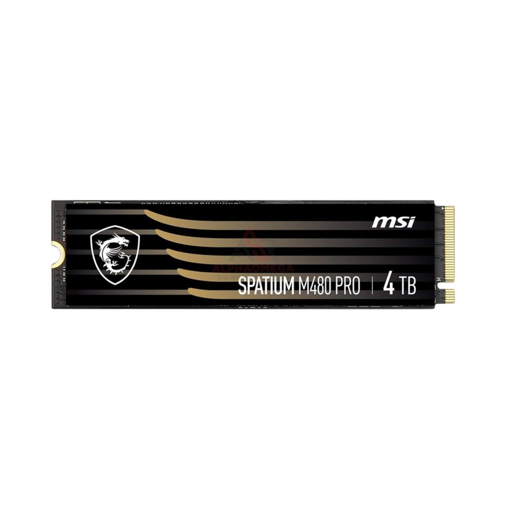 MSI SPATIUM M480 PRO PCIe 4.0 NVMe M.2 4TB SSD