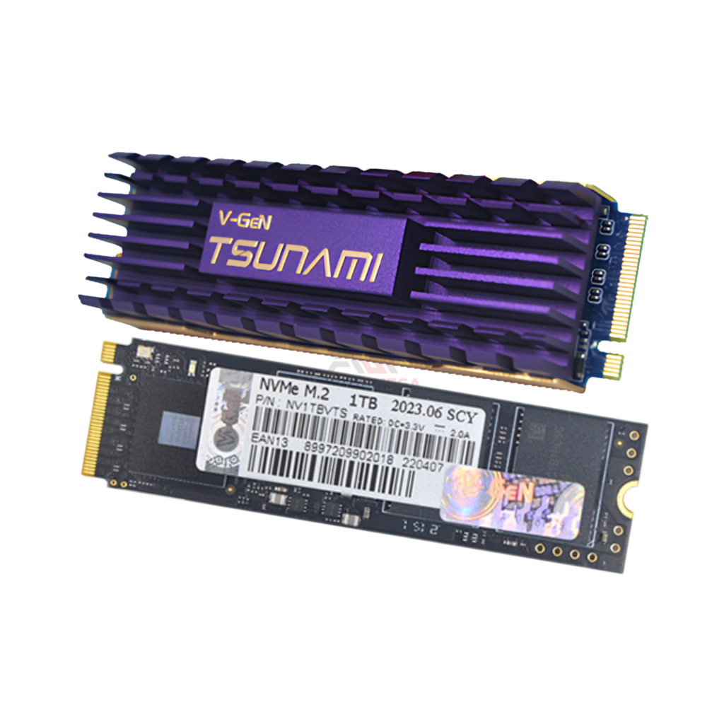 SSD V-GEN NVMe M.2 TSUNAMI 1TB Heatsink PCIe Gen4