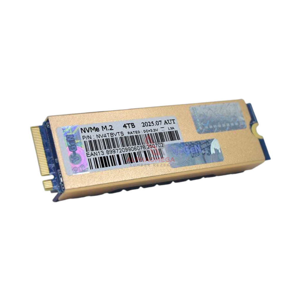 SSD V-GEN NVMe M.2 TSUNAMI 4TB PCIe Gen 4.0 x4 Internal SSD Non Heatsink