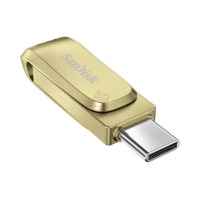 SanDisk Ultra Dual Drive Luxe 512GB USB Type-C USB 3.2 Dual OTG Metal Gold Original