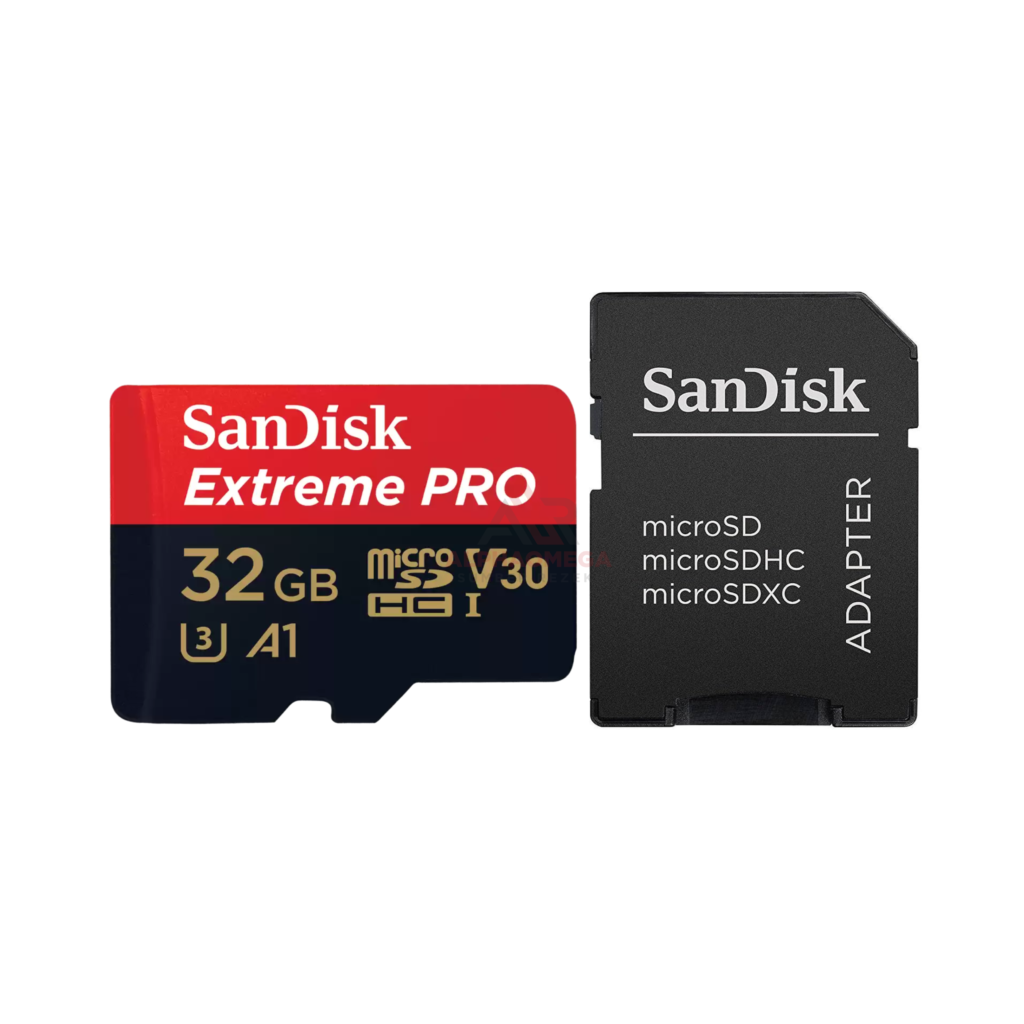 SanDisk Extreme PRO MicroSD 32GB SDSDQXP-032G-Z46A Include Adapter Read 100MB/s Write 90MB/s Original