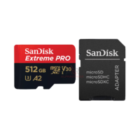 SanDisk Extreme PRO MicroSD 512GB SDSQXCD-512G-GN6MA Include Adapter Read 200MB/s Write 140MB/s Original