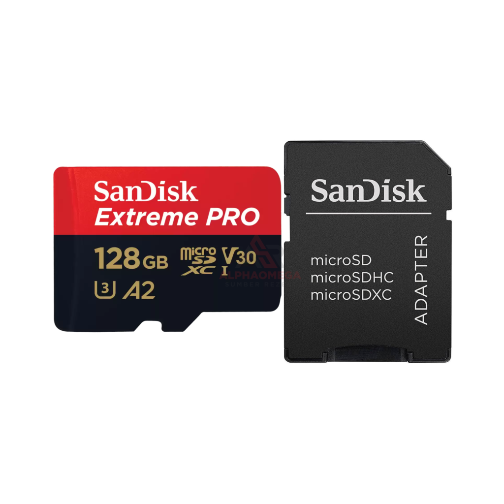 SanDisk Extreme PRO MicroSD 128GB SDSQXCD-128G-GN6MA Include Adapter Read 200MB/s Write 90MB/s Original