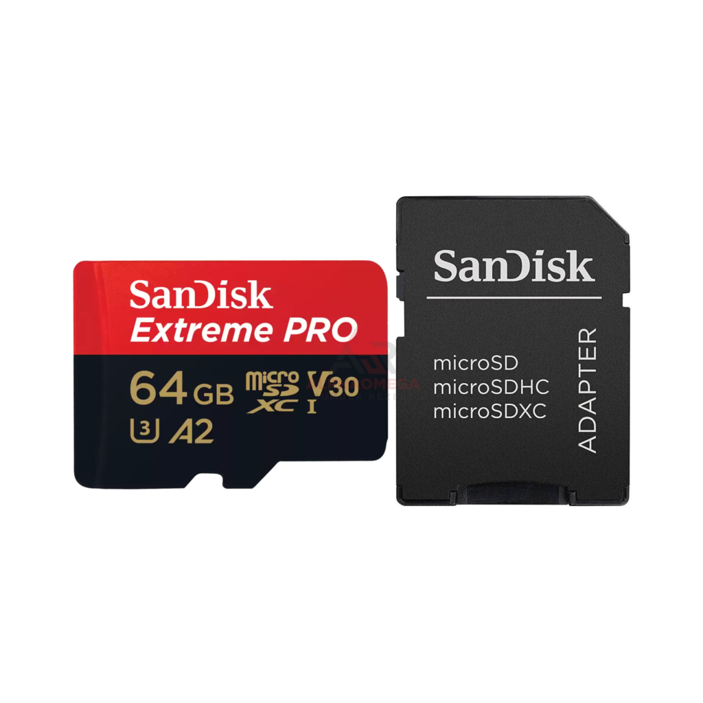 SanDisk Extreme PRO MicroSD 64GB SDSQXCU-064G-GN6MA Include Adapter Read 200MB/s Write 90MB/s Original