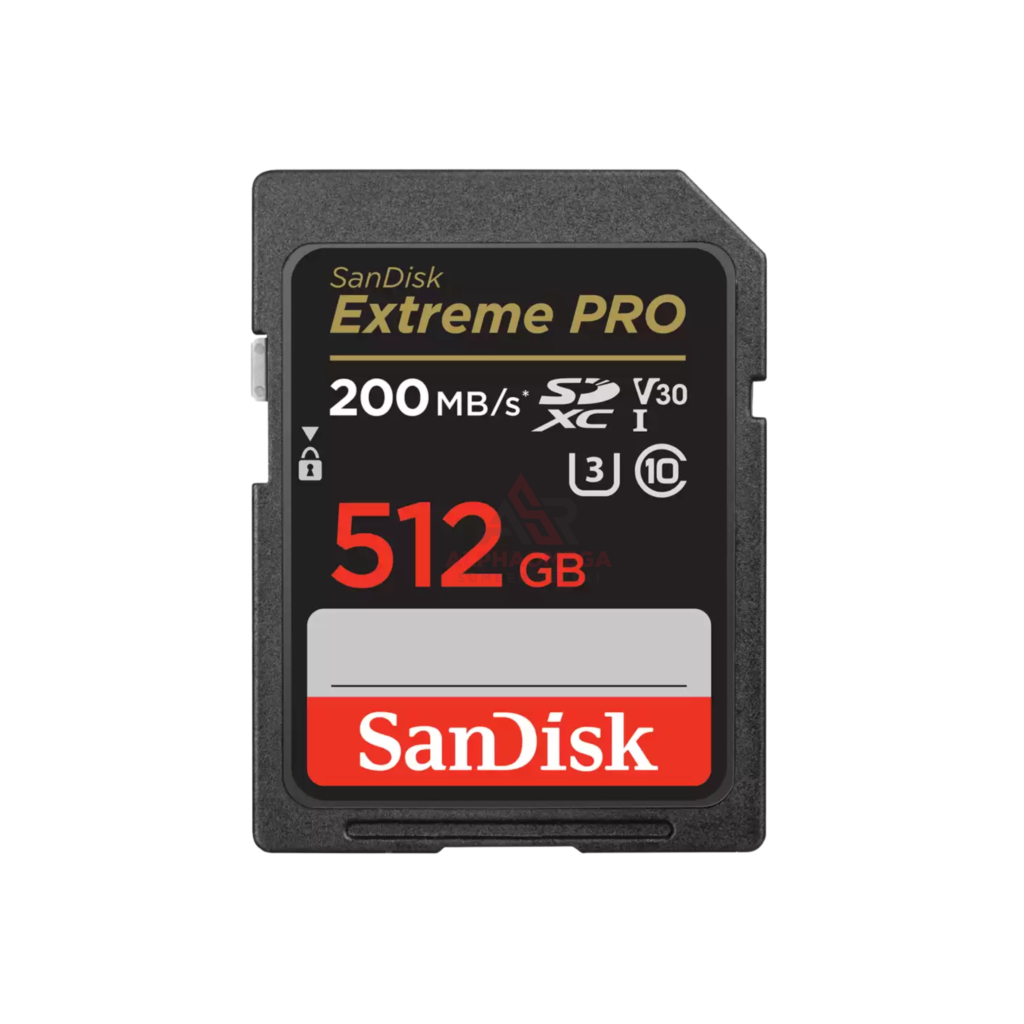 SanDisk Extreme PRO SD Card 512GB Read 200MBs Write 140MBs SDSDXXD-512G-GN4IN 4K