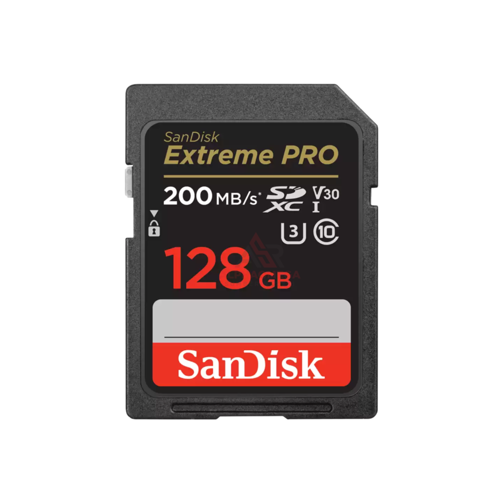 SanDisk Extreme PRO SD Card 128GB Read 200MBs Write 90MBs SDSDXXD-128G-GN4IN 4K