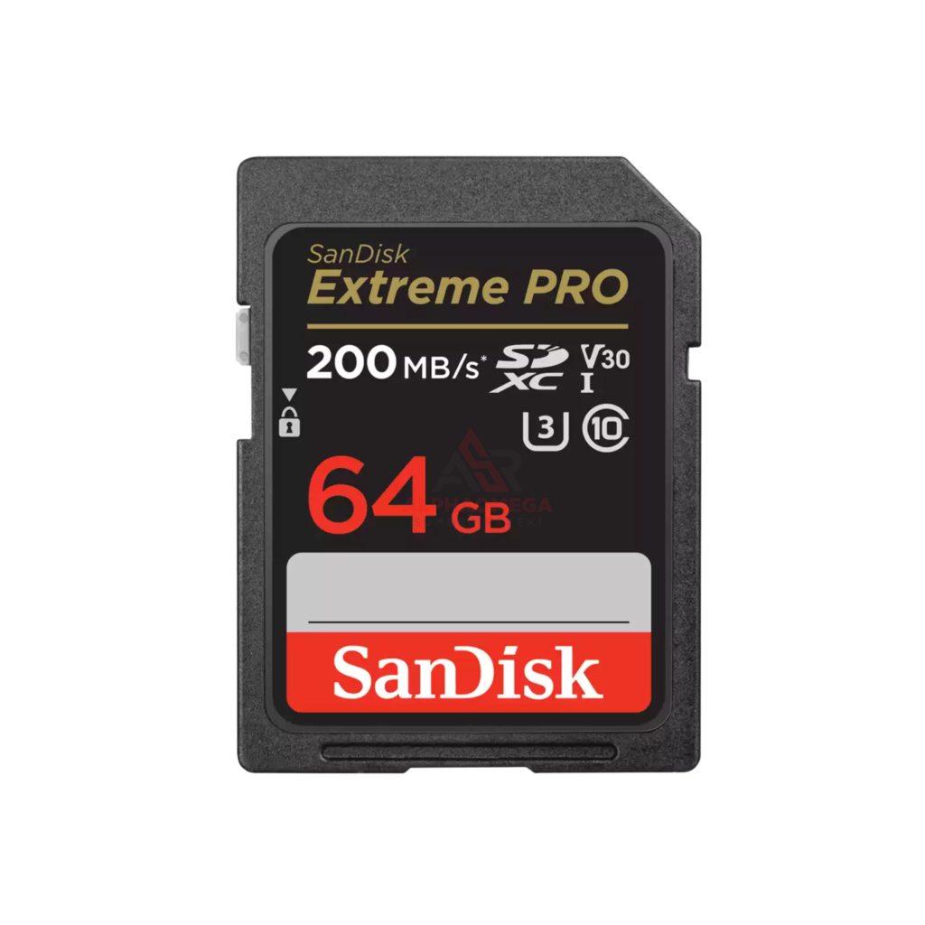 SanDisk Extreme PRO SD Card 64GB Read 200MBs Write 90MBs SDSDXXU-064G-GN4IN 4K