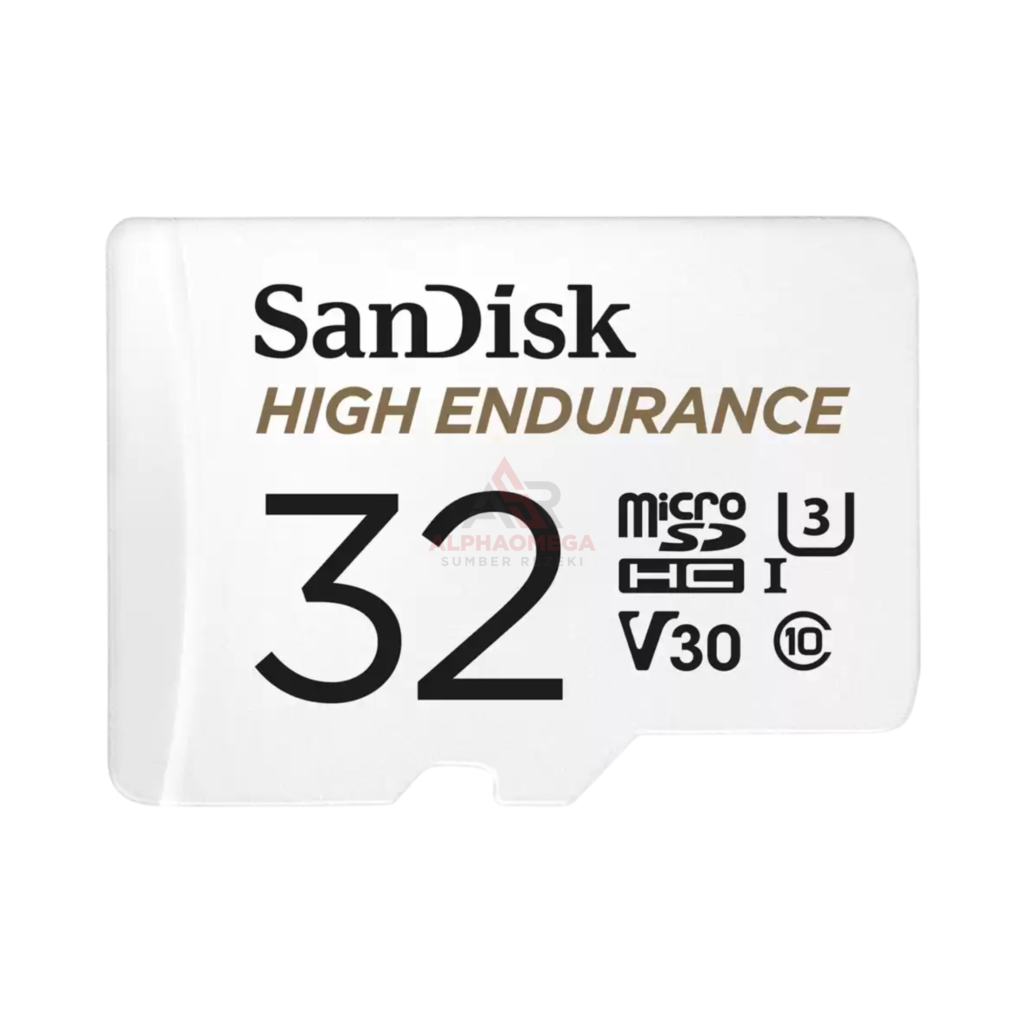 SanDisk High Endurance MicroSD 32GB SR100/SW40MB/s Original Garansi Resmi