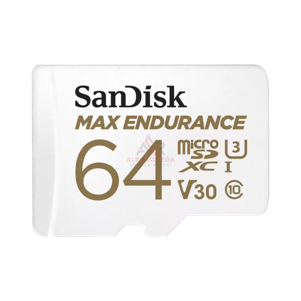 SanDisk Max Endurance MicroSD 64GB SR100/SW40MB/s Original Garansi Resmi