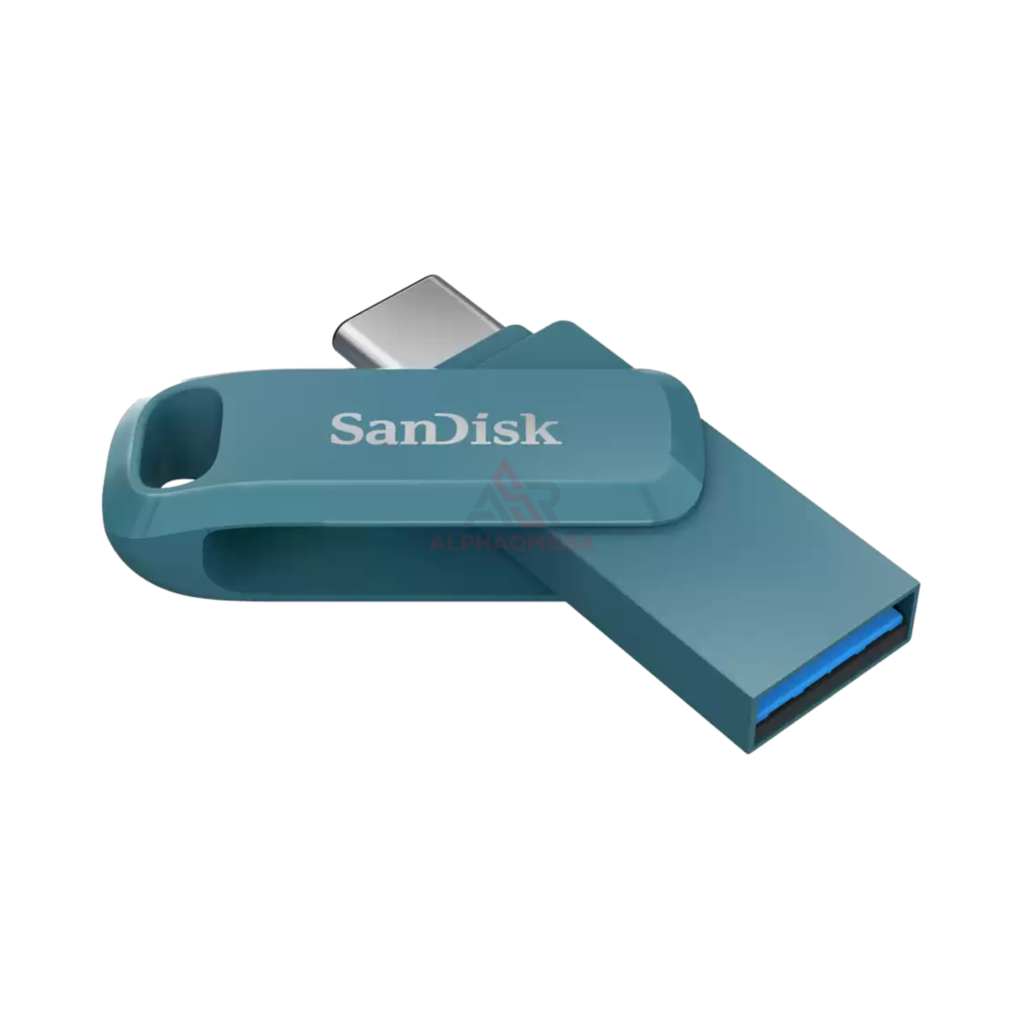 SanDisk Ultra Dual Drive Go 512GB USB Type-C USB 3.2 Navagio Bay Blue 400MB/s Original