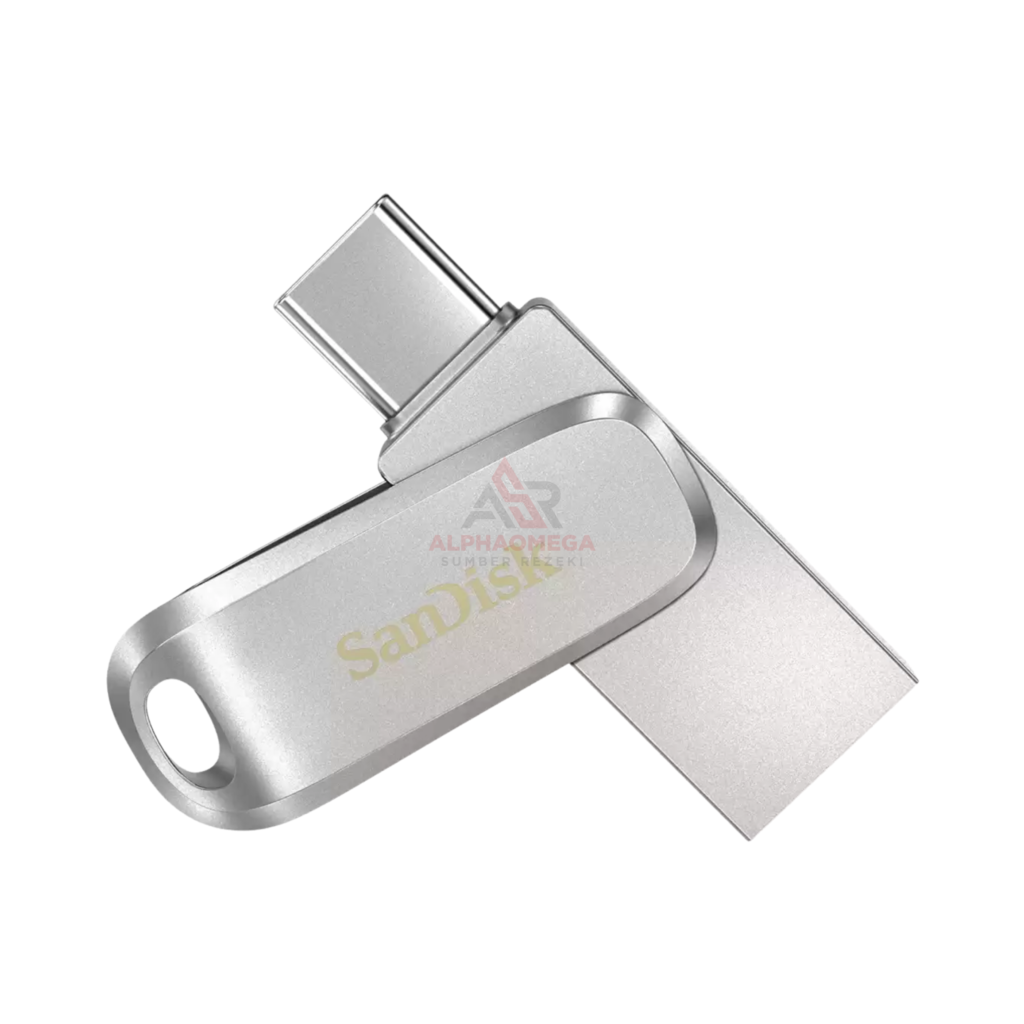 SanDisk Ultra Dual Drive Luxe 1TB USB Type-C USB 3.2 Dual OTG Metal Silver Original