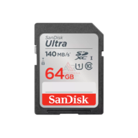 SanDisk Ultra SD Card 64GB SDSDUNB-064G-GN6IN Class 10 140MB/s Original Kamera