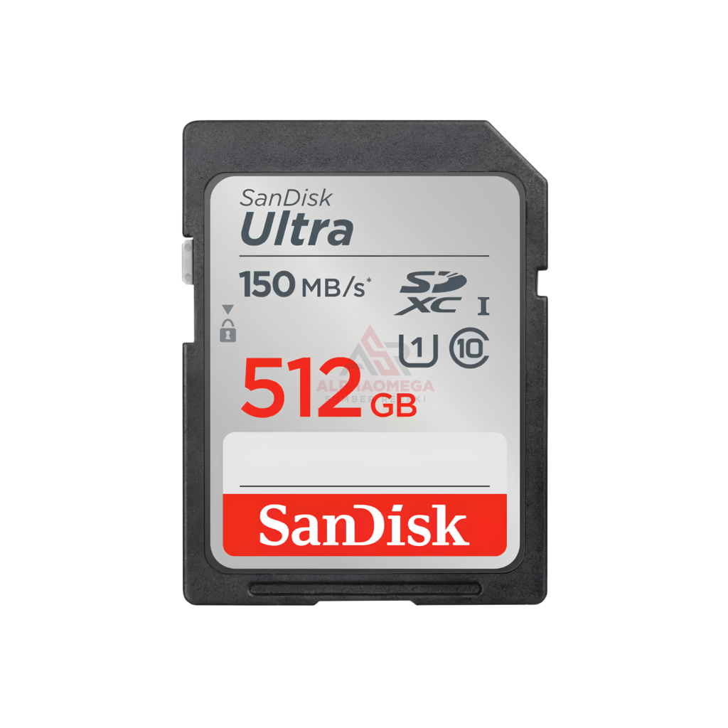 SanDisk Ultra SD Card 512GB SDSDUNC-512G-GN6IN Class 10 150MB/s Original Kamera