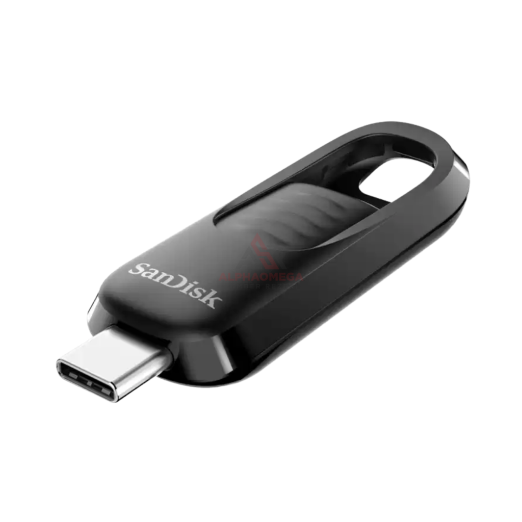SanDisk Ultra Slider USB Type-C 128GB Flashdisk Original 400MB/s