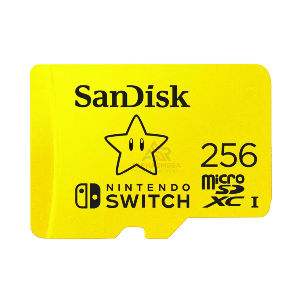 SanDisk Nintendo Switch MicroSD 256GB SDSQXAO-256G-GN3ZN Resmi Nintendo