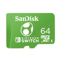 SanDisk Nintendo Switch MicroSD 64GB SDSQXAO-064G-GN6ZN Resmi Nintendo