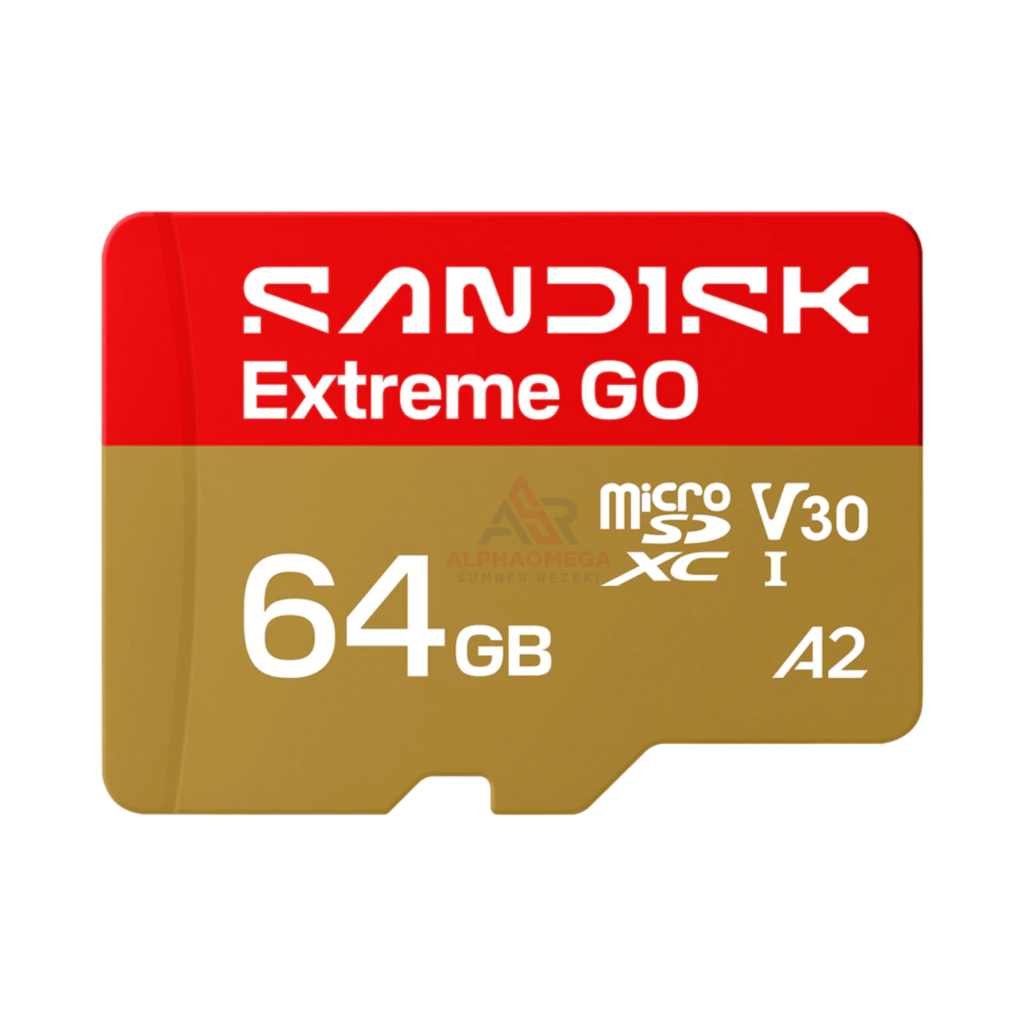 SanDisk Extreme GO MicroSD 64GB SDSQXGN-064G-GN6MN Read 170MB/s Write 80MB/s Original
