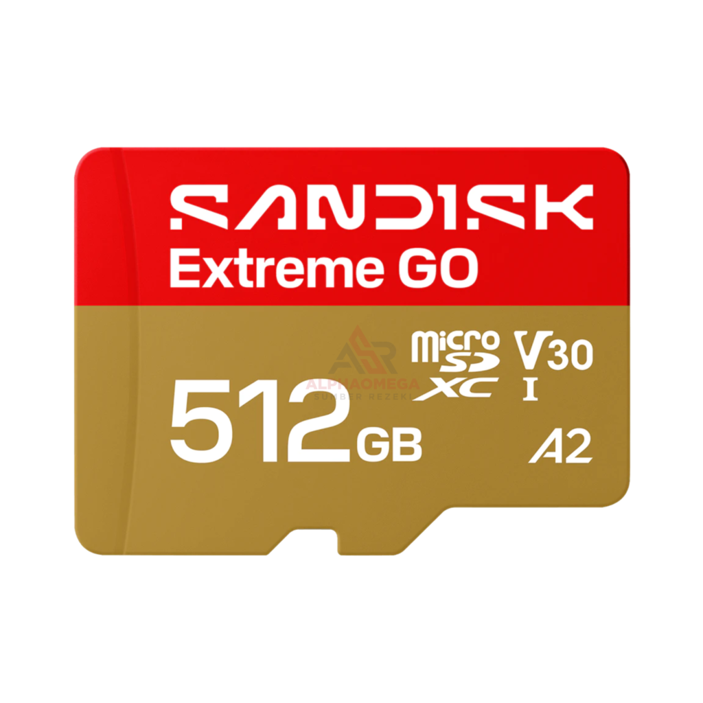 SanDisk Extreme GO MicroSD 512GB SDSQXGN-512G-GN6MN Read 240MB/s Write 160MB/s Original