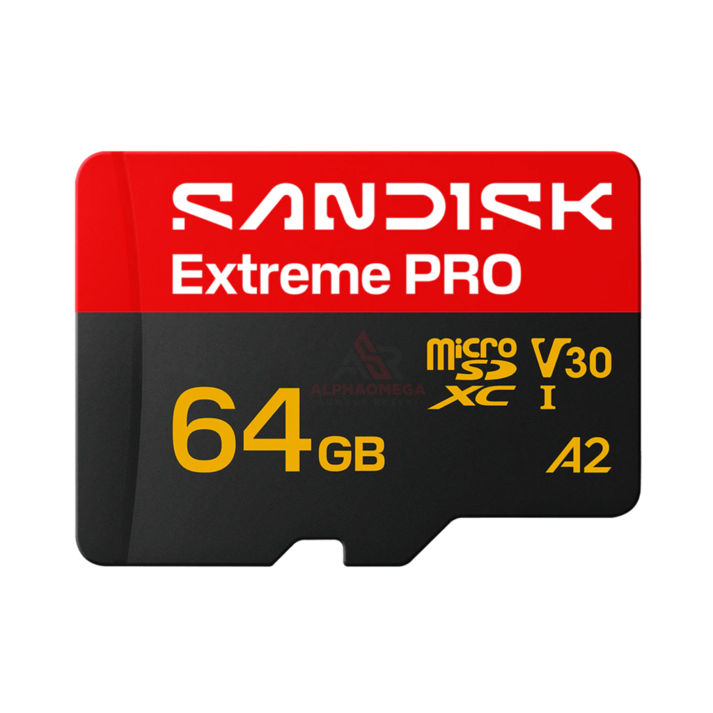 SanDisk Extreme PRO 64GB [Sequential Read up to 200MB/s, Sequential Write up to 90MB/s] Original No Adapter