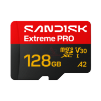 SanDisk Extreme PRO 128GB [Sequential Read up to 250MB/s, Sequential Write up to 120MB/s] Original No Adapter