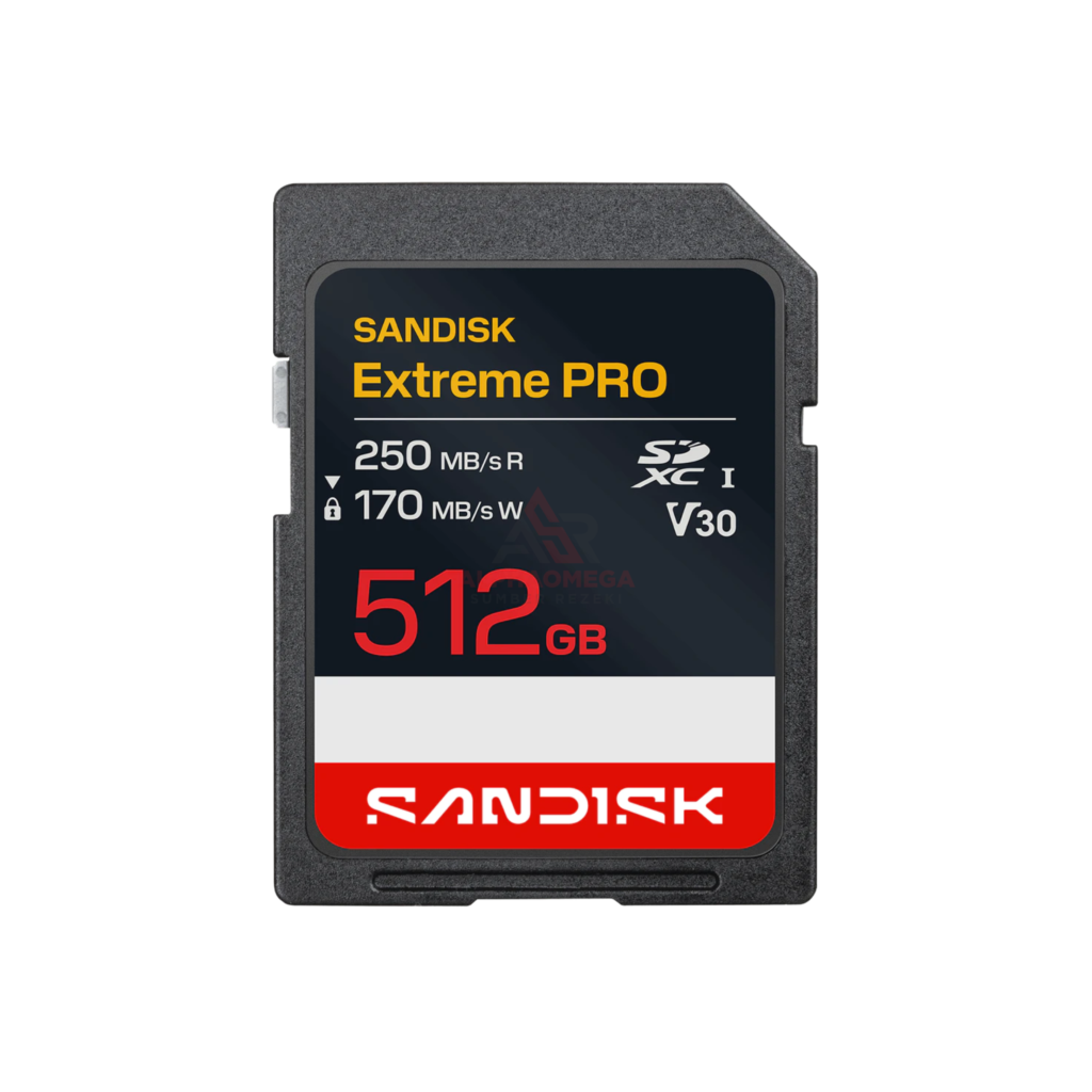 SanDisk Extreme PRO SD Card 512GB Read 250MBs Write 170MBs SDSDXXJ-512G-GSCIN 4K