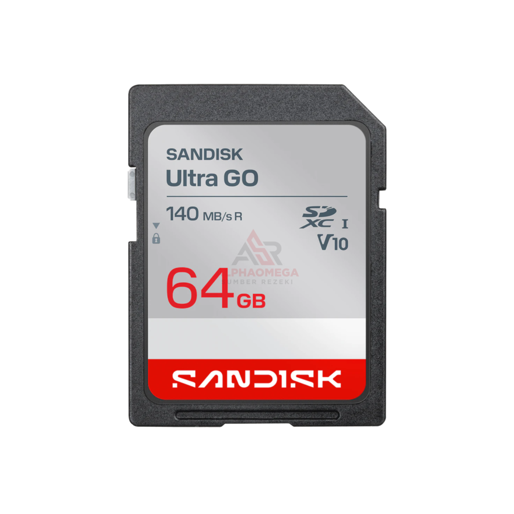SanDisk Ultra GO SD Card 64GB SDSDUGN-064G-GN6IN 140MB/s Original Kamera